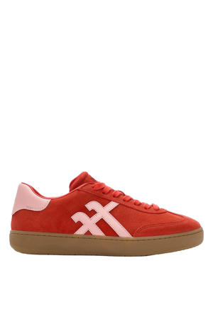 The Dash suède sneakers rood