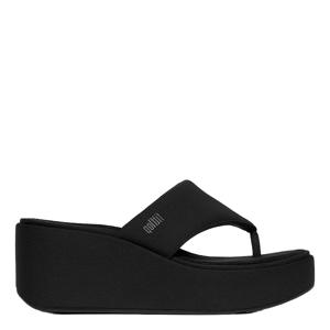 leren slippers zwart