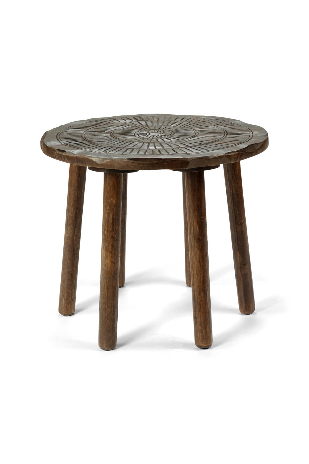 vtwonen bijzettafel dark wood