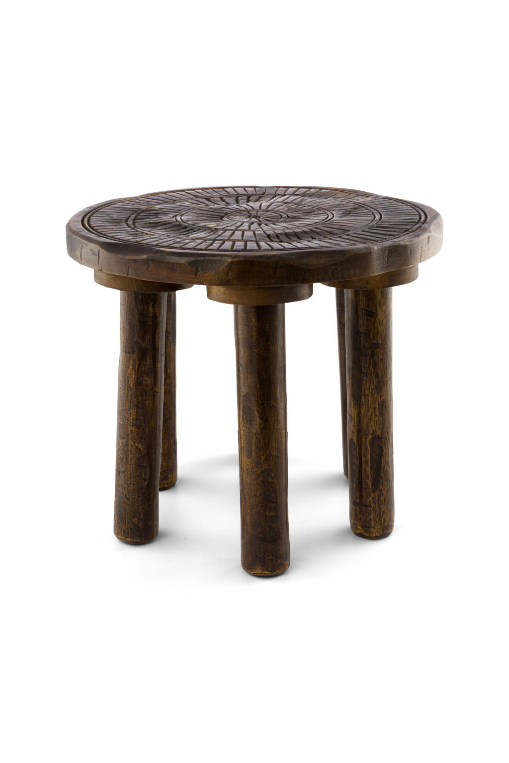 vtwonen bijzettafel dark wood