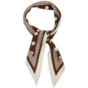 sjaaltje Dottie Dot bruin/ecru