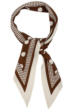 sjaaltje Dottie Dot bruin/ecru