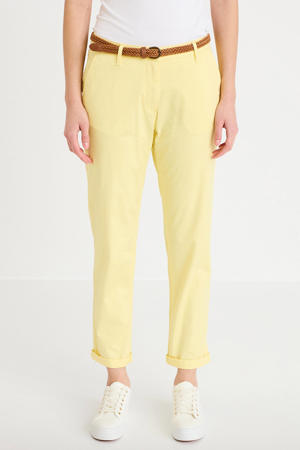 regular waist cropped chinobroek