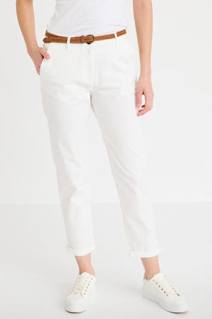 regular waist cropped broek