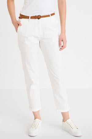 regular waist cropped broek
