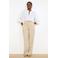 LOLALIZA wide leg high waist cargobroek beige
