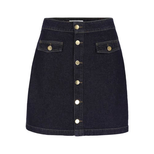 LOLALIZA denim spijkerrok dark blue denim afbeelding