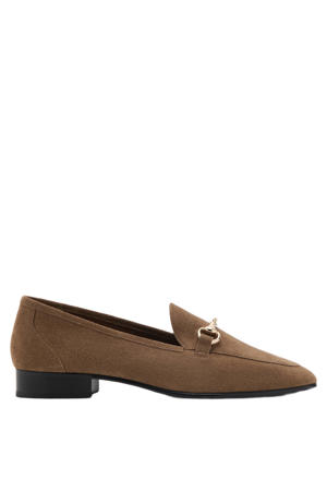 suède loafers cognac