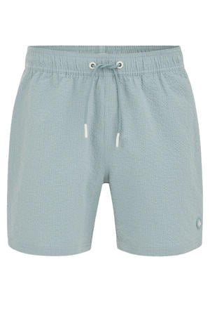 zwemshort met textuur mintgroen