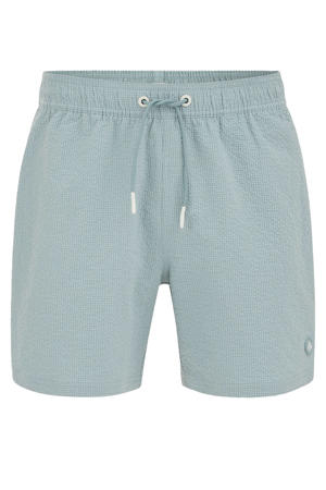 zwemshort met textuur mintgroen