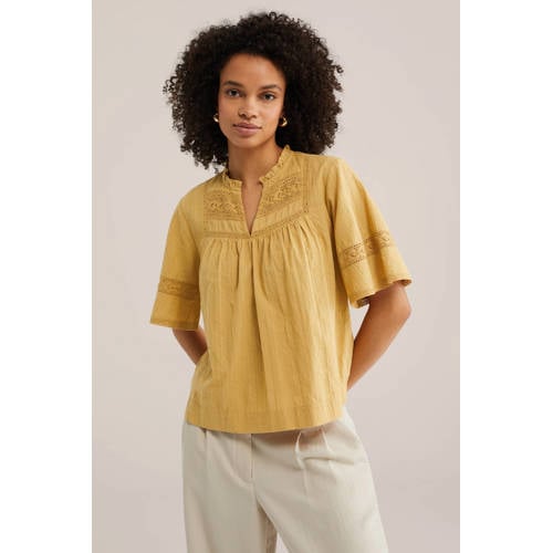 WE Fashion blousetop broderie afbeelding