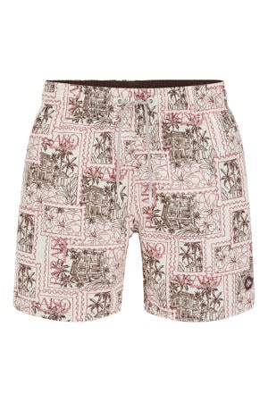 zwemshort ecru/roze