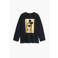Desigual Mickey Mouse longsleeve zwart