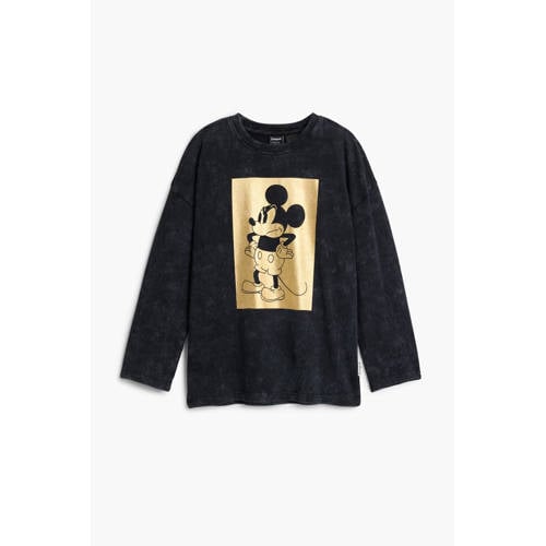Desigual Mickey Mouse T-shirt zwart afbeelding