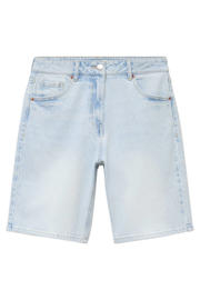 thumbnail: Cache Cache straight regular waist short light blue denim