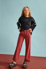 thumbnail: Desigual longsleeve zwart met pailletten