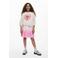 Desigual sweatjurk met pailletten ecru