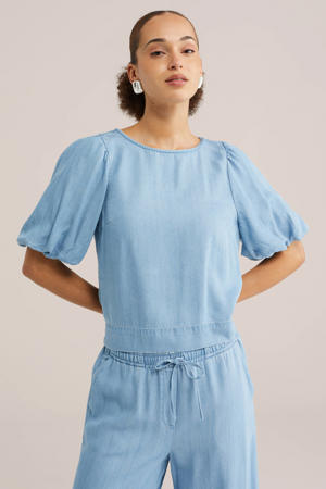 top light blue denim
