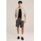 WE Fashion relaxed casual overhemd gebreid beige