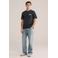 WE Fashion regular T-shirt met backprint donkergroen