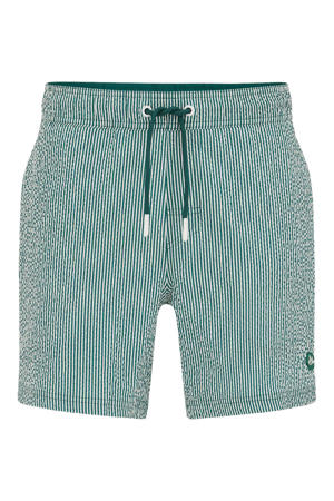 seersucker zwemshort groen