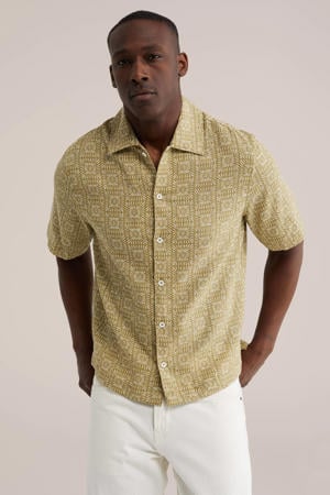 relaxed casual overhemd groen