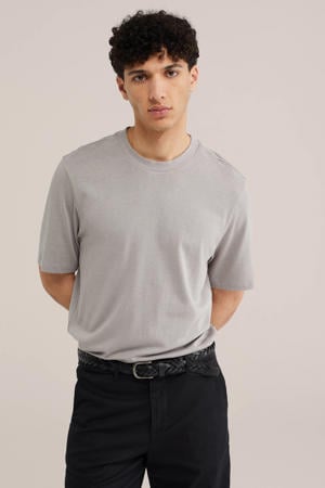 regular fit T-shirt - grijs