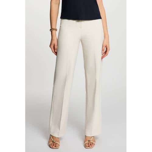 Morgan straight high waist pantalon zand afbeelding