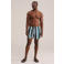 WE Fashion zwemshort groen/wit/zwart