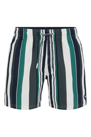 zwemshort groen/wit/zwart
