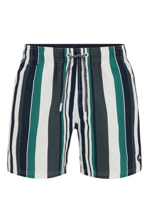 zwemshort groen/wit/zwart