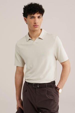 regular fit polo - beige
