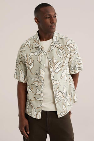 relaxed casual overhemd lichtgroen