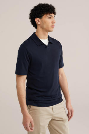 regular fit polo - donkerblauw