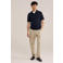 WE Fashion regular fit polo - donkerblauw