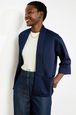 sweatvest donkerblauw
