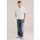 WE Fashion relaxed gestreept casual overhemd lila