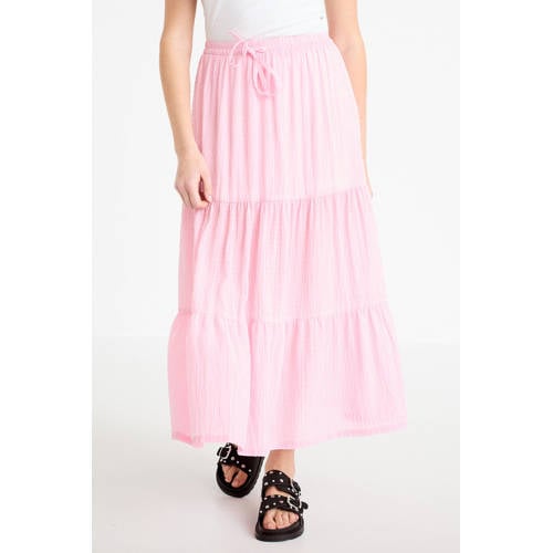 Cache Cache midi rok met krijtstreep afbeelding