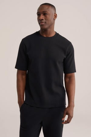 relaxed T-shirt zwart