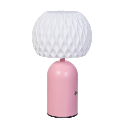 Luxform tafellamp USB Obidos – roze