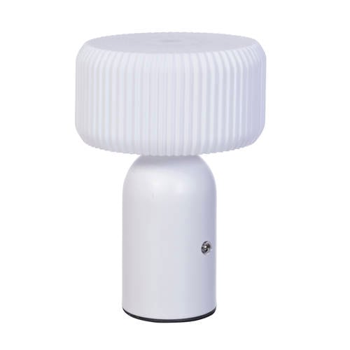 Luxform tafellamp USB Nazaré – wit