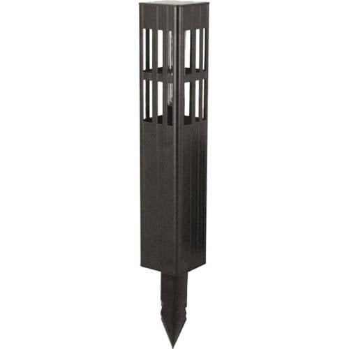 Luxform sokkellamp solar Florida – zwart