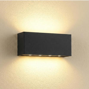 solar wandlamp buiten Bas