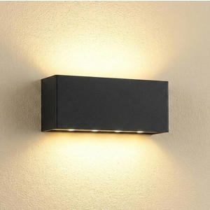 solar wandlamp buiten Bas