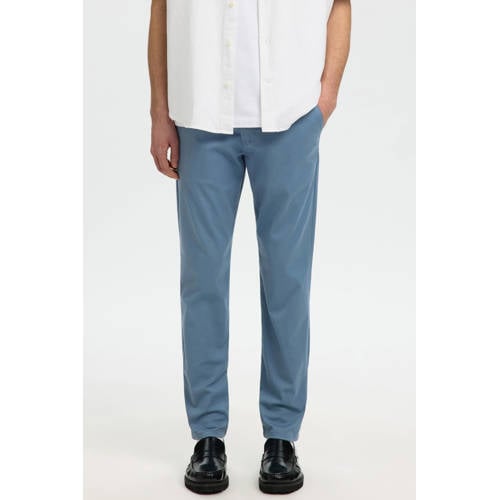 SELECTED HOMME NEW MILES FLEX slim casual broek blauw afbeelding