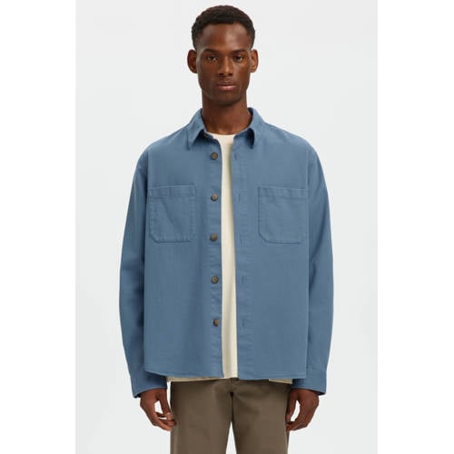 SELECTED HOMME overshirt blauw afbeelding