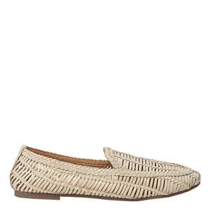 Henrietsw leren loafers ecru