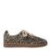 Sofie Schnoor Stellasw suède sneakers met panterprint lichtbruin
