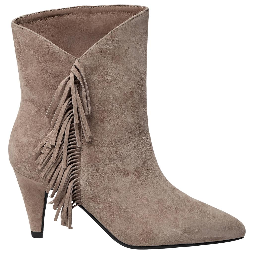 Beige dames Sofie Schnoor suède enkellaarzen