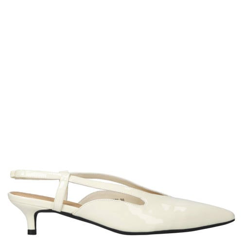 Sofie Schnoor Rillsw lak slingback pumps lichtgeel